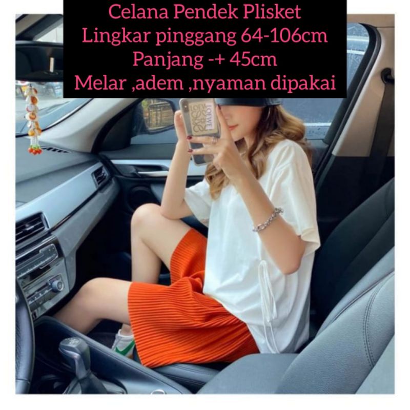 Celana Pendek Plisket Murah / Hotpant murah