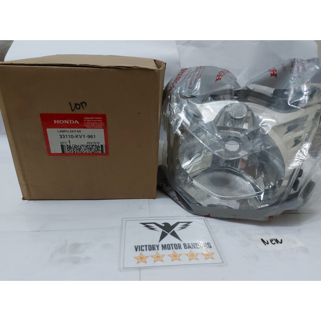 Lampu Depan Reflektor Headlamp Beat Karbu KVY 2008 2009 2011 2012 Original Honda
