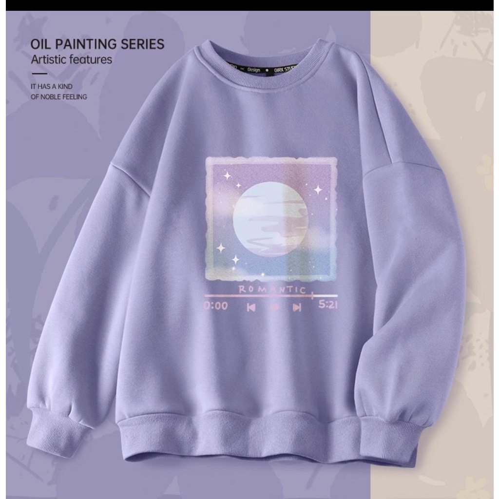 LILAC VERSION SWEATER CREWNECK PECINTA UNGU (v1)