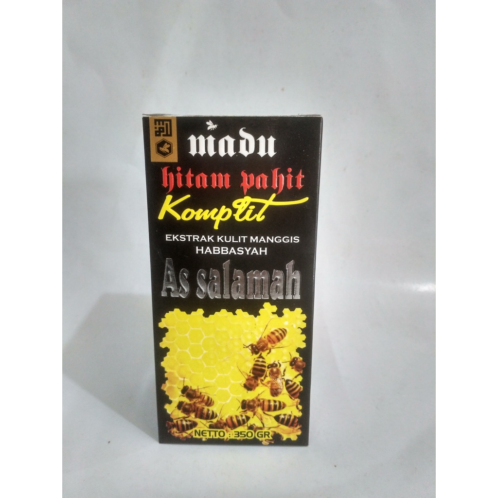 

Madu Hitam Pahit Komplit Assalamah 350gr plus dan kulit Manggis