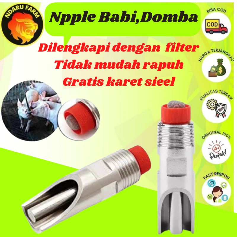 Dot Hewan Ternak Nipple Drinking Babi Kambing NDARUFRAM