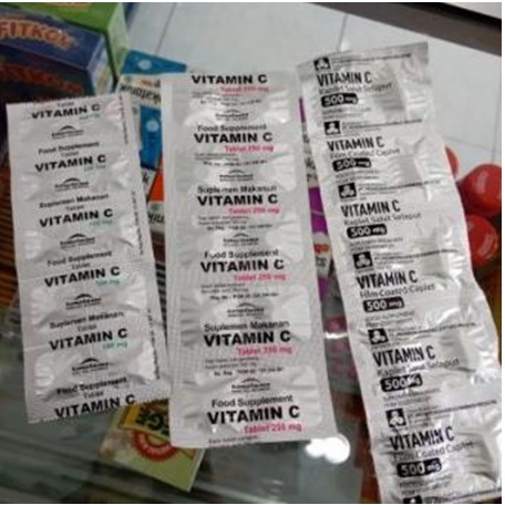 Jual VITAMIN C 100MG, 250MG DAN 500MG | Shopee Indonesia