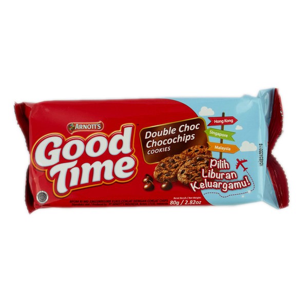 

Arnotts GOOD TIME Double Choco Chips Cookies 70gr