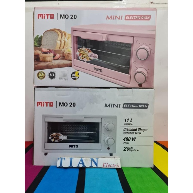 MITO MO-20 Electric Oven / Oven Listrik 11 Liter