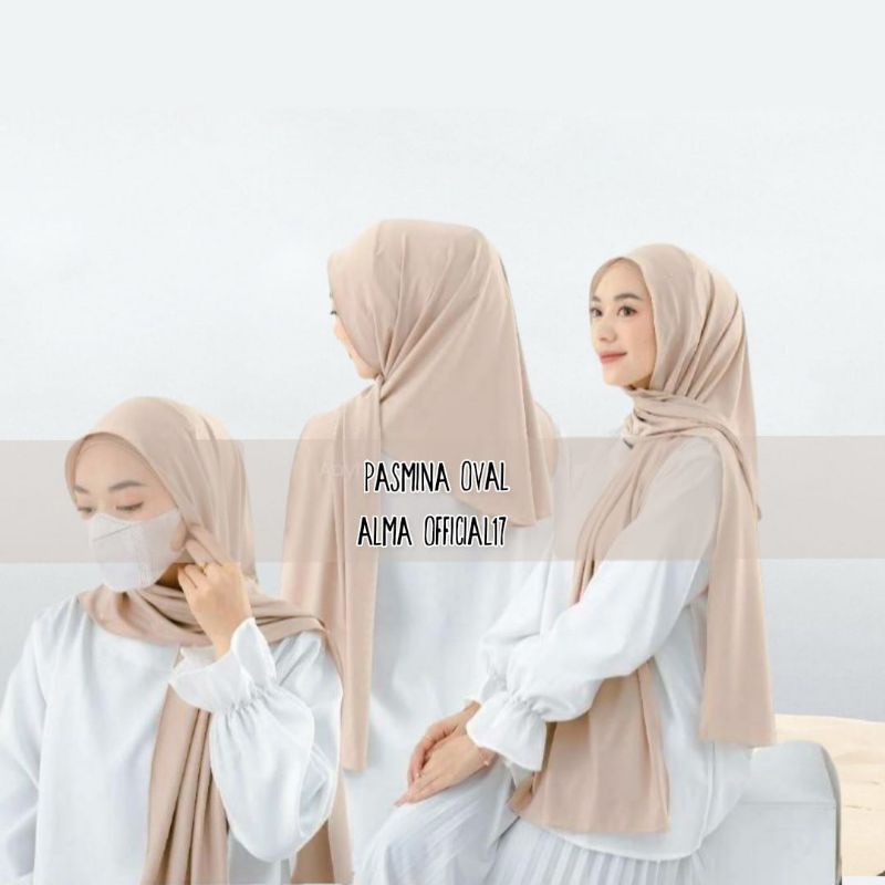Pashmina Oval Pasmina Ceruty Baby Doll