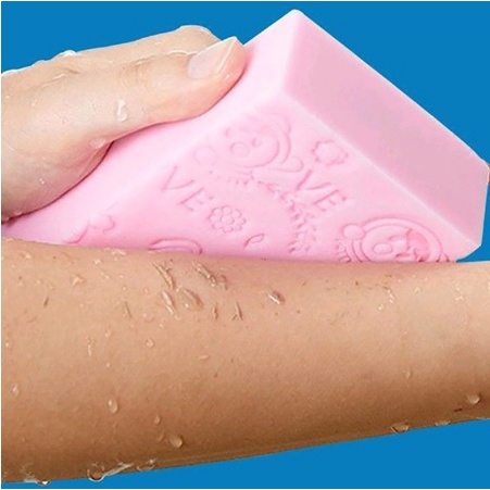 BB7 - Spon Mandi Magic Korea / SPON Pengangkat Daki / Spon Mandi Bayi &amp; Dewasa / Spon Mandi