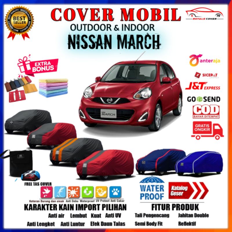 Cover Mobil Nissan March / Sarung Mobil Nissan March / Selimut Mantel Penutup Pelindung Outdoor