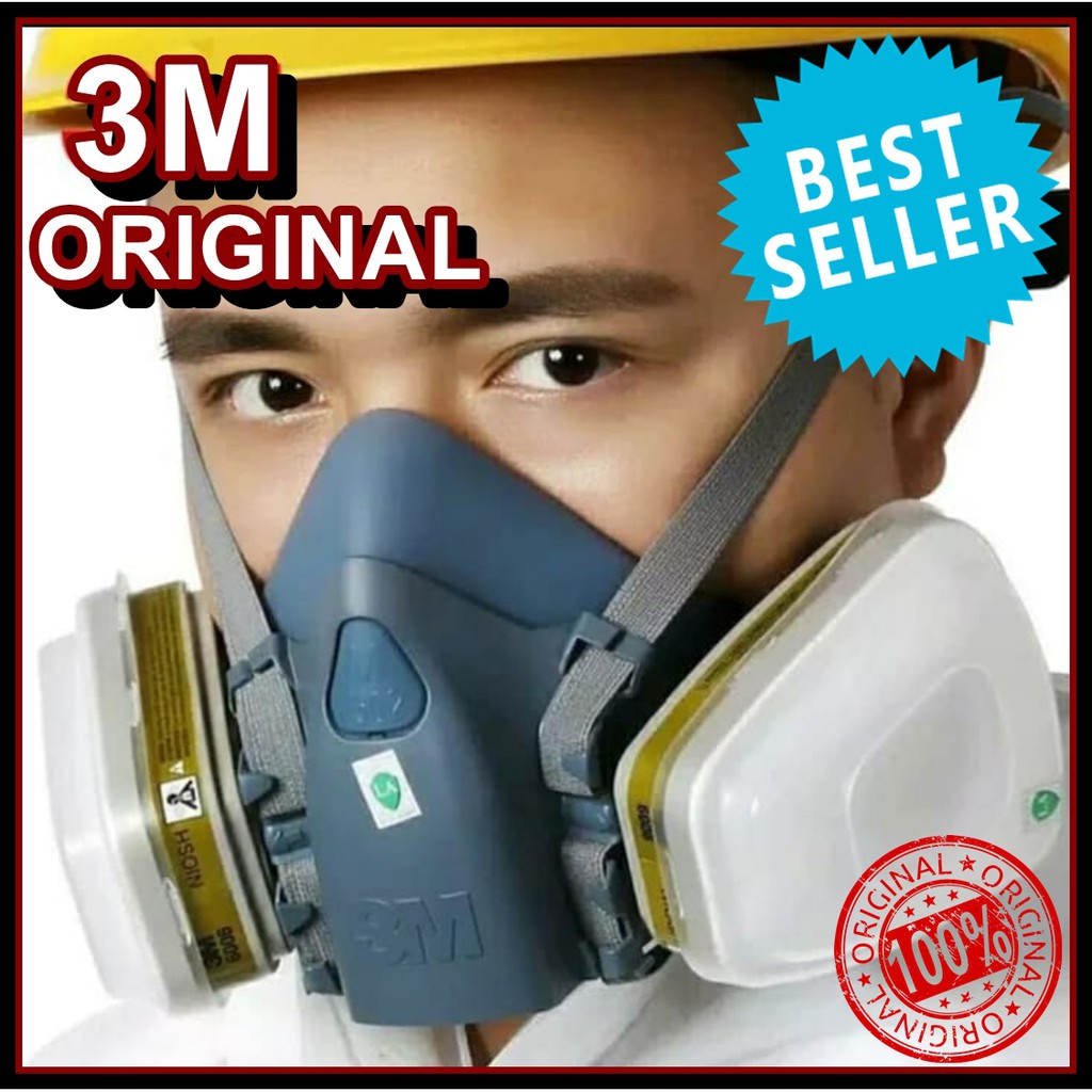 MASKER/MASKER 3M/MASKER RESPIRATOR 3M/MASKER 3M 7502 ORIGINAL 3M 7 IN 1