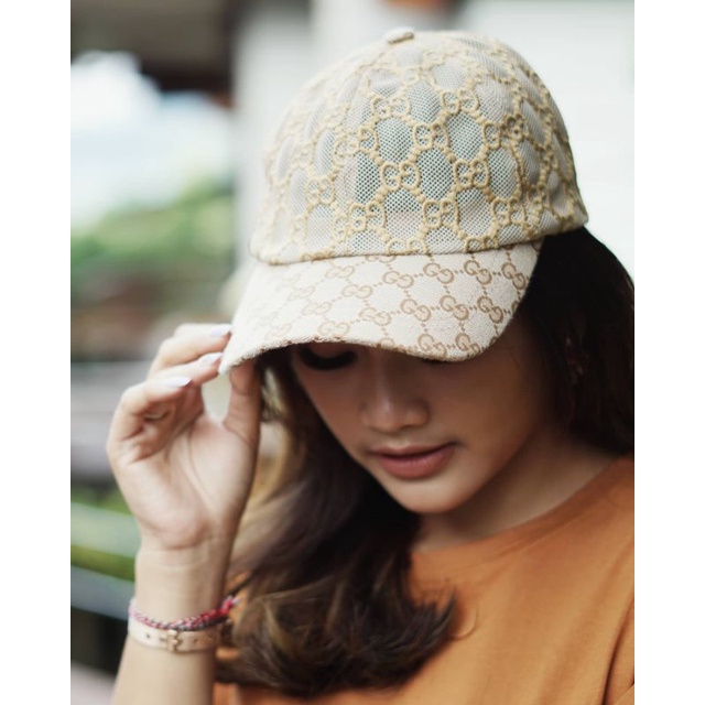 Topi fashion import jaring gucci