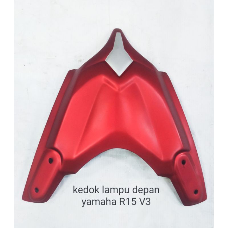 Kedok/Tameng R15 V3 Merah Doff
