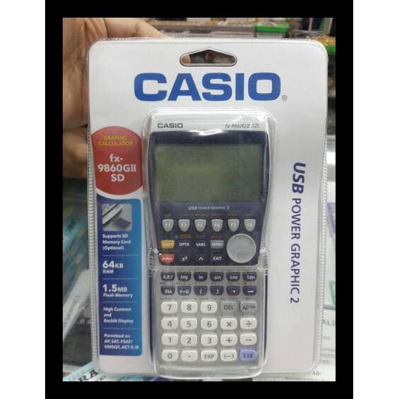 

Diskon Casio Graphic Fx 9860Gii Sd Bergaransi Resmi Promo