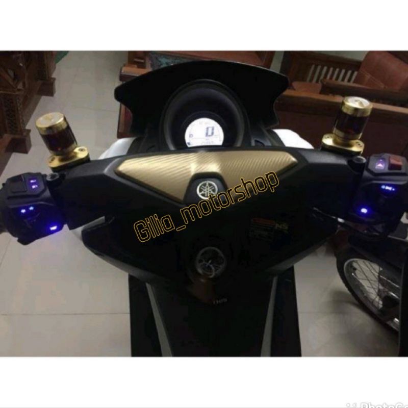 Saklar Holder Pursal LED Biru Set kiri kanan Universal Vixion Nmax Scoopy CBR dll