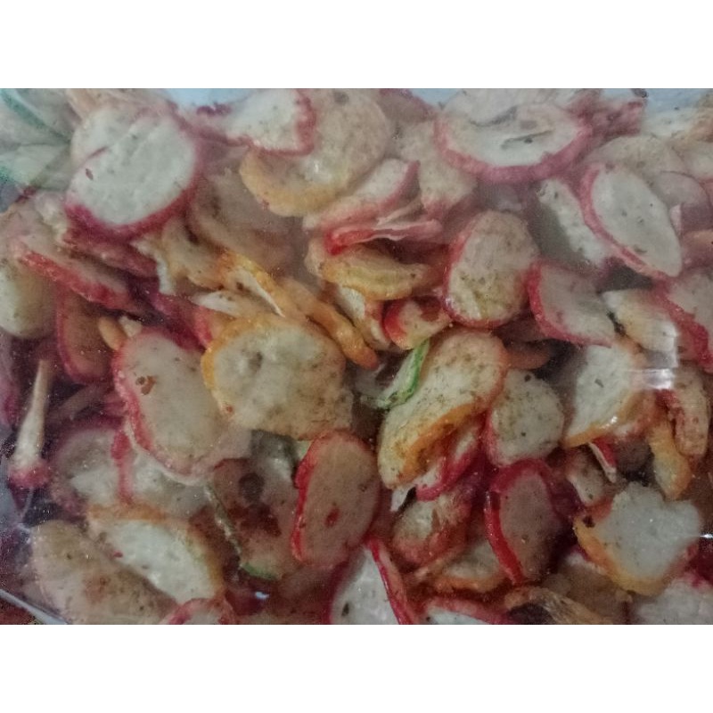 

terlaris krupuk seblak kencur pedas 250gr