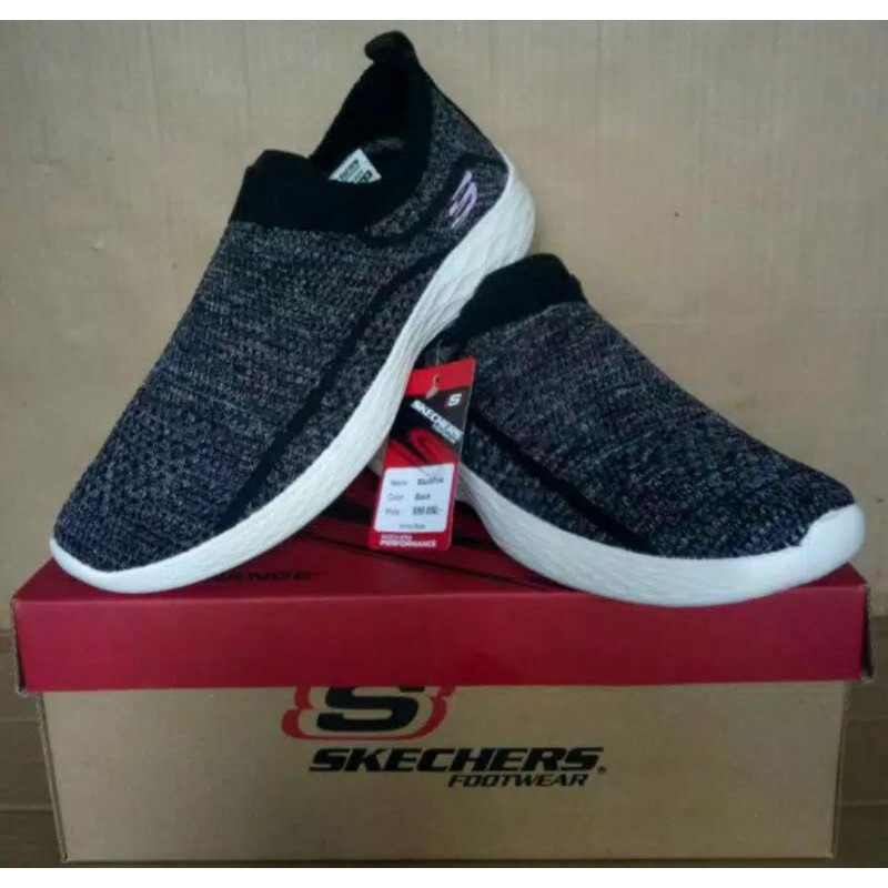 Sepatu Skechers ORIGINAL wanita slip on sneaker