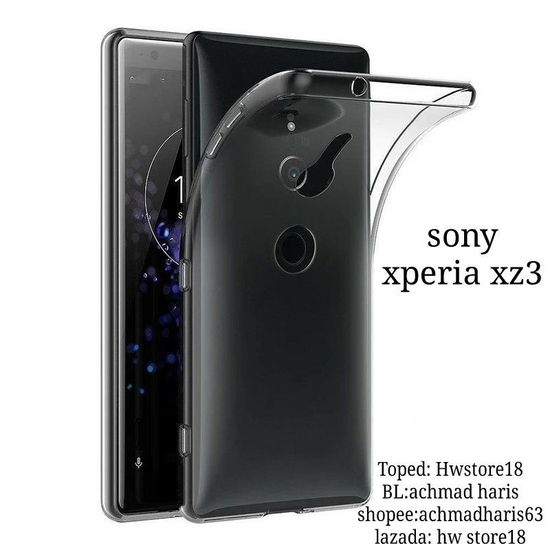 Softcase soft case clear sony xperia Xz3