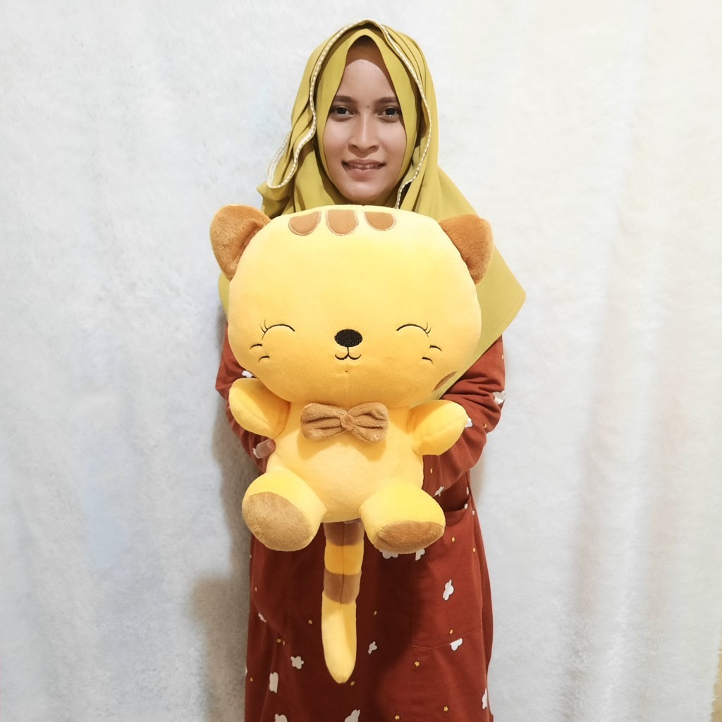 Boneka Kucing cantik XL murah BISA+UKIR NAMA PO 2-4 HARI aja