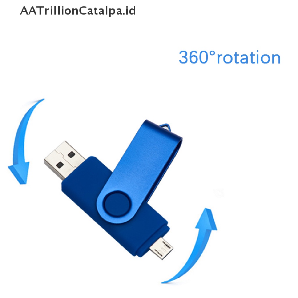 Aatrillioncatalpa Flashdisk OTG USB 2.0 Kapasitas 8GB Untuk Android / PC