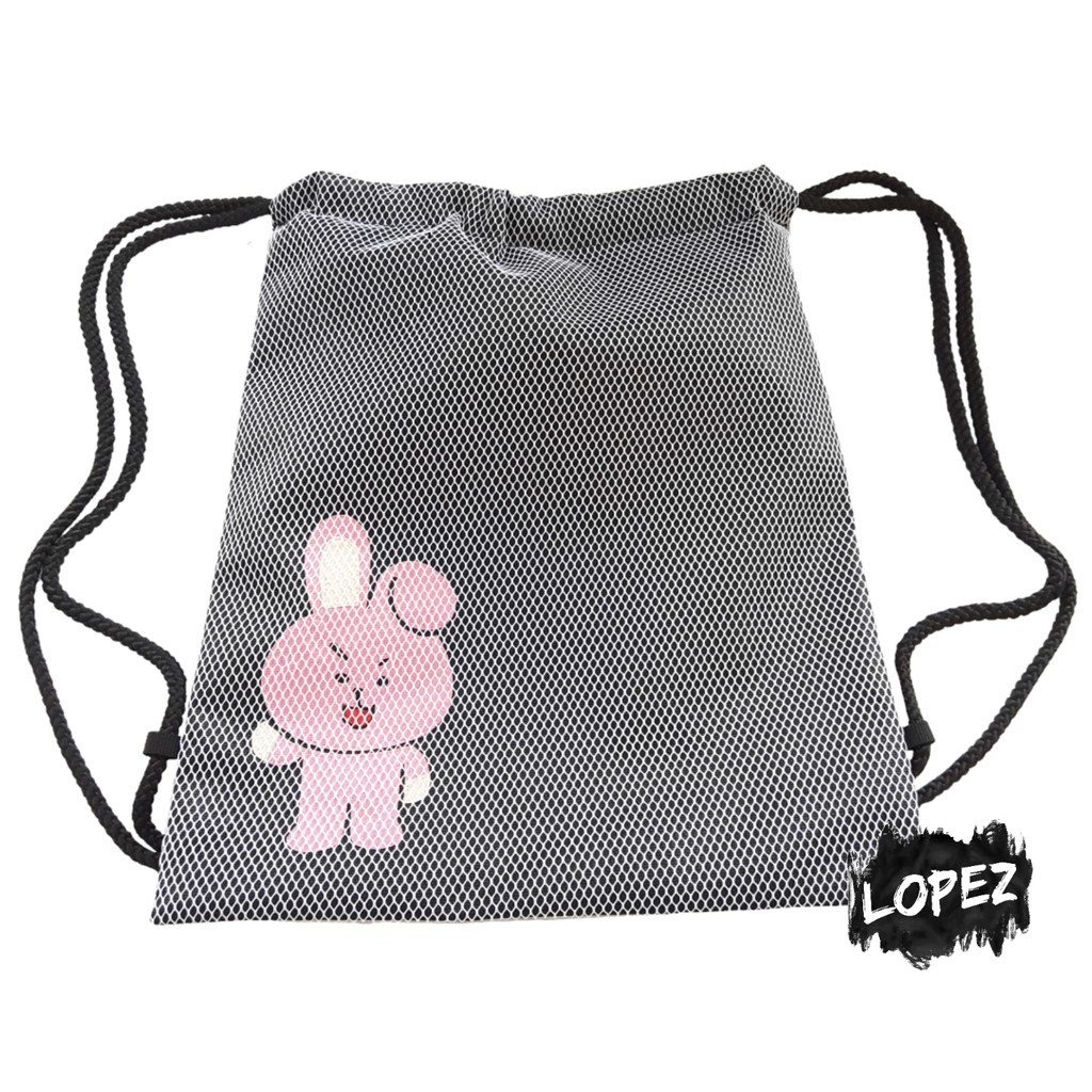 Tas Jaring BT21 Cooky / Tas Serut BTS Jungkook