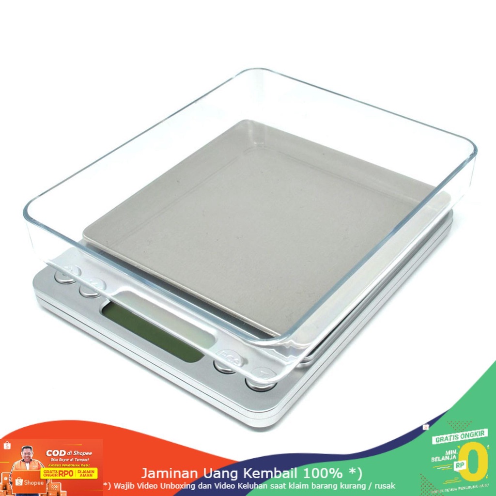 (BISA COD) RVOSTR  Digipounds Timbangan Mini Digital Scale 1kg 0.1g - i2000