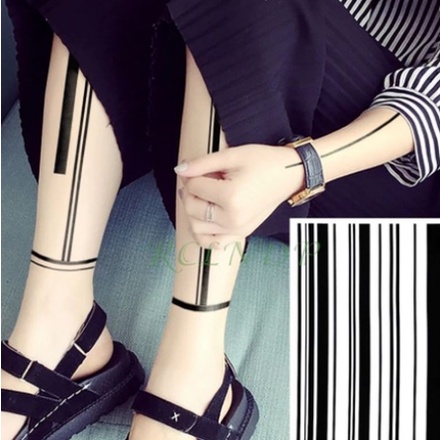 NEW_PRODUCT Desain garis gelang tribal temporary tattoo tato temporer fashion - Desain garis gelang 