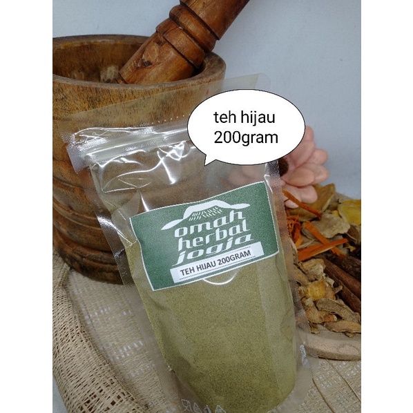 

Teh hijau bubuk green tea powder teh diet teh pelangsing dan kecantikan 1pack 200gram