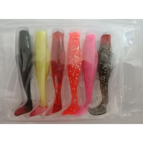 ------] Umpan casting Soft lure warna warni lazarus