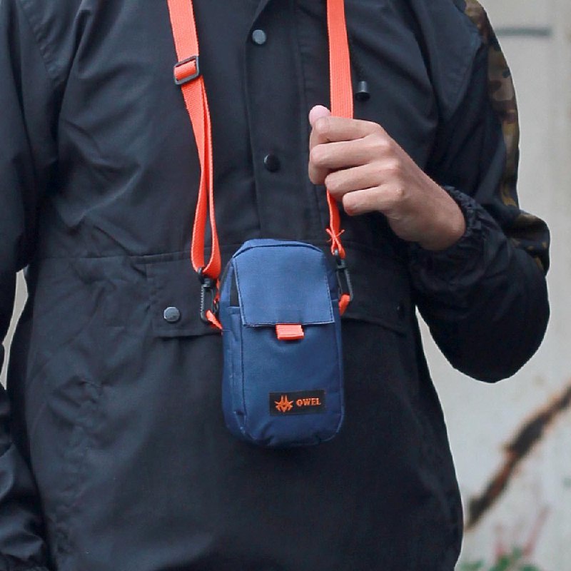 Tas Selempang HP dan Dompet Pria - Tas Slempang Handphone Cowok Keren Untuk Tempat Dompet Uang 7 Inc