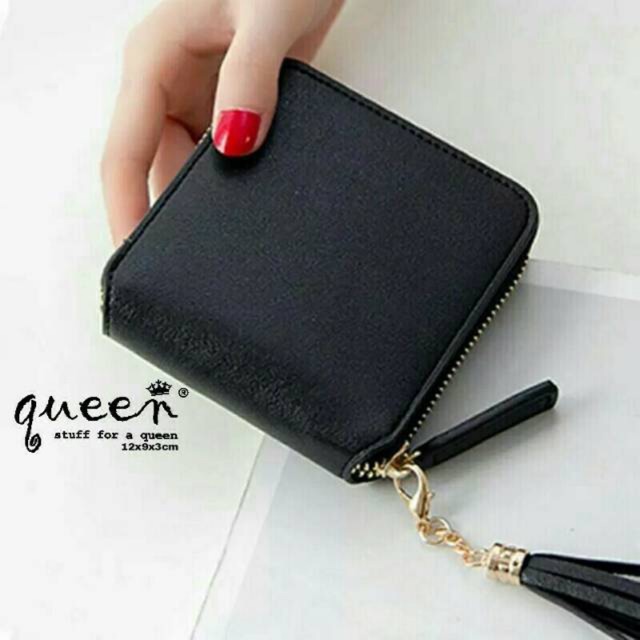 Dompet Wanita Kecil lipat kulit fashion korea Baellerry murah impor Code 38825