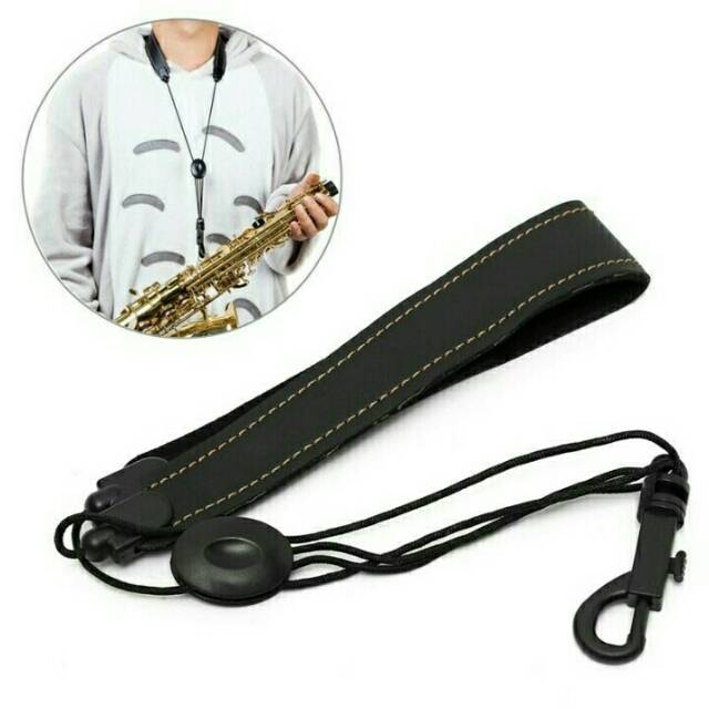 Saxophone strap atau strap leher saxophone baritone tali leher saxofon