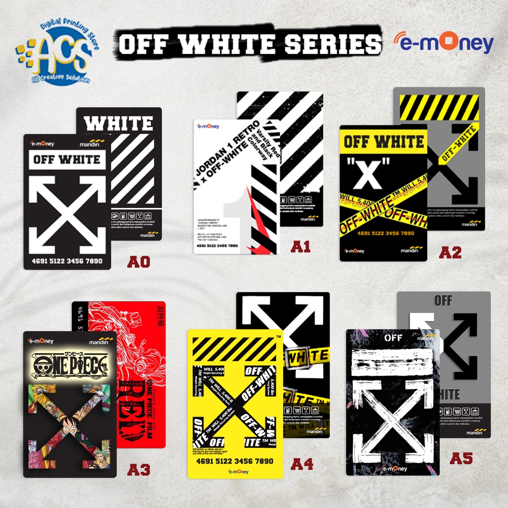 Emoney, Flazz Gen 2, Brizzi, TapCash, Kartu Custom E-Card Print UV OW MURAH