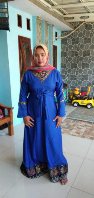 Zola_batik Batik Couple Gamis Balotelli 2480