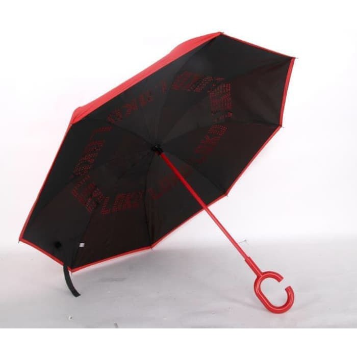 Payung Terbalik Karzbrella Gagang Warna UNIK KUalitas GRADE A dengan design terbalik Kado hadiah