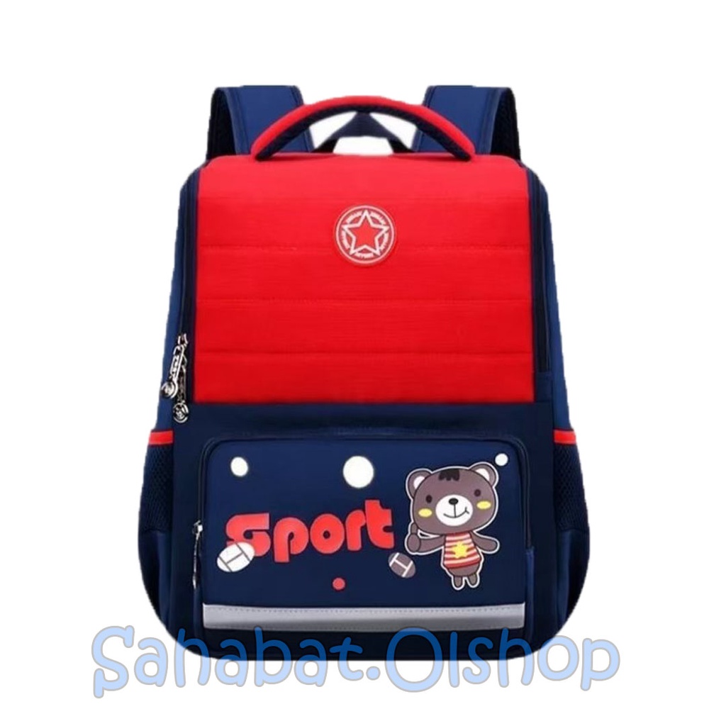 Sahabat Sport Beruang Tas Ransel Anak Sekolah TK/PAUD/SD