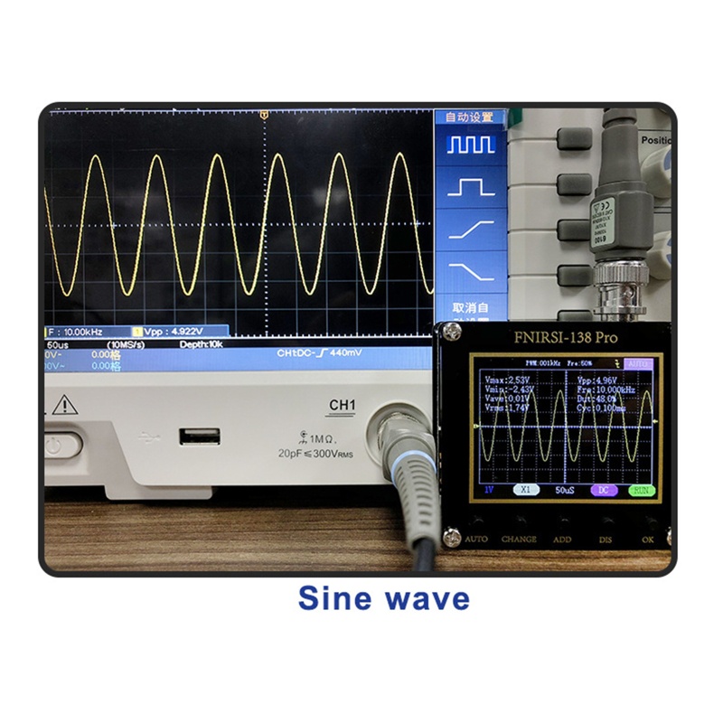 Osiloskop Digital 220V 200Khz Analog Bandwidth Dan 2.5Msa / s Untuk Perbaikan Peralatan