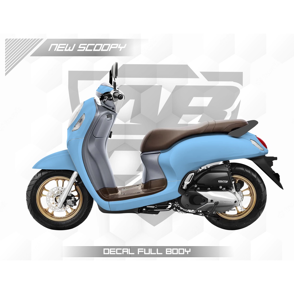 DECAL SCOOPY FI NEW 2021 POLOS.DECAL BLOCK BODY SCOOPY, DECAL POLOS 4.3 7