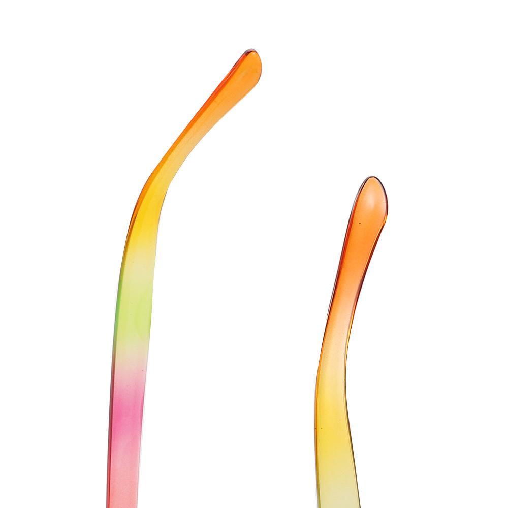 Lily Rimless Sunglasses Kacamata Halloween Unik Pentagram Sun Glasses