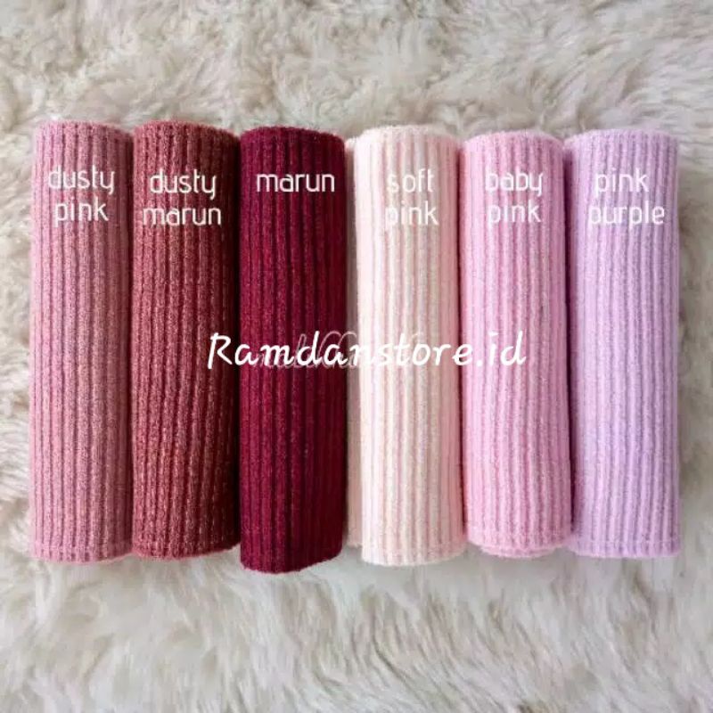 INNER RAJUT POLOS PREMIUM KNIT BANDANA/CIPUT RAJUT/Bandana Polos Super Premium