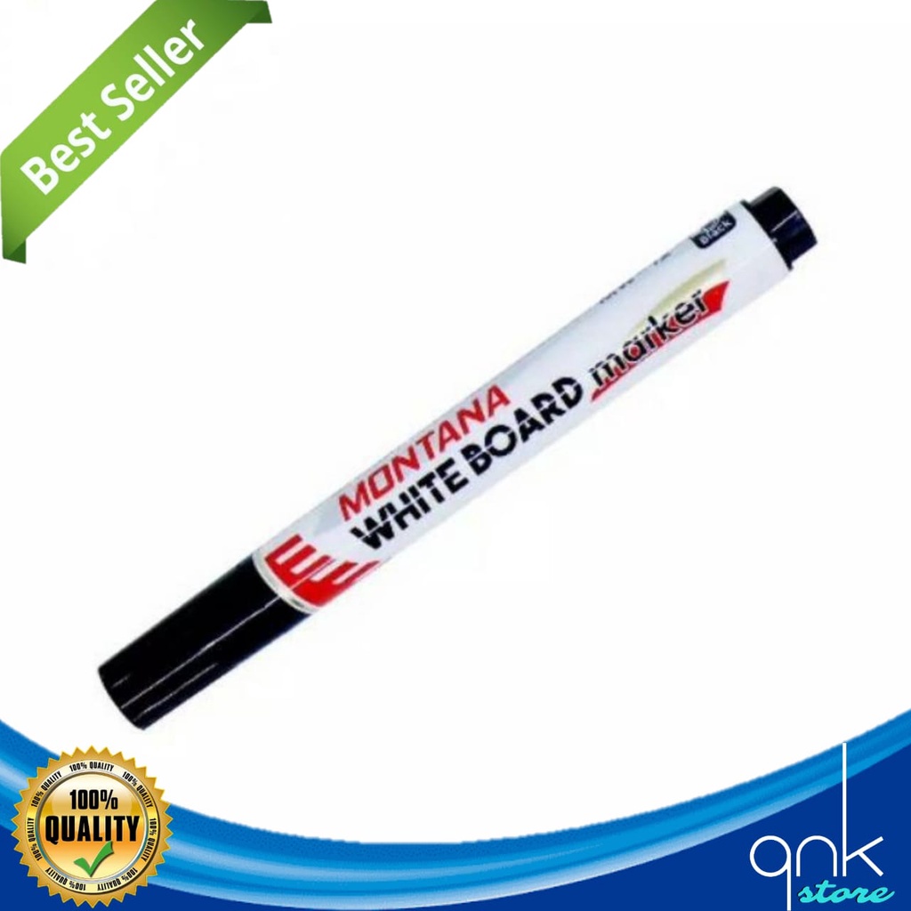 Spidol White Board Montana Marker Hitam Isi Ulang Spidol Marker