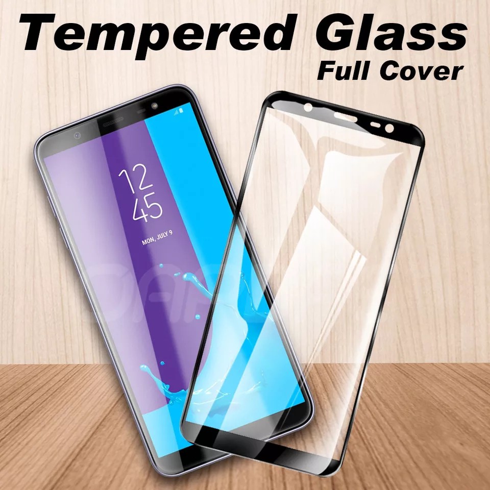 Tempered Glass Warna Samsung galaxy A6 Plus /A8 Plus Full Layar