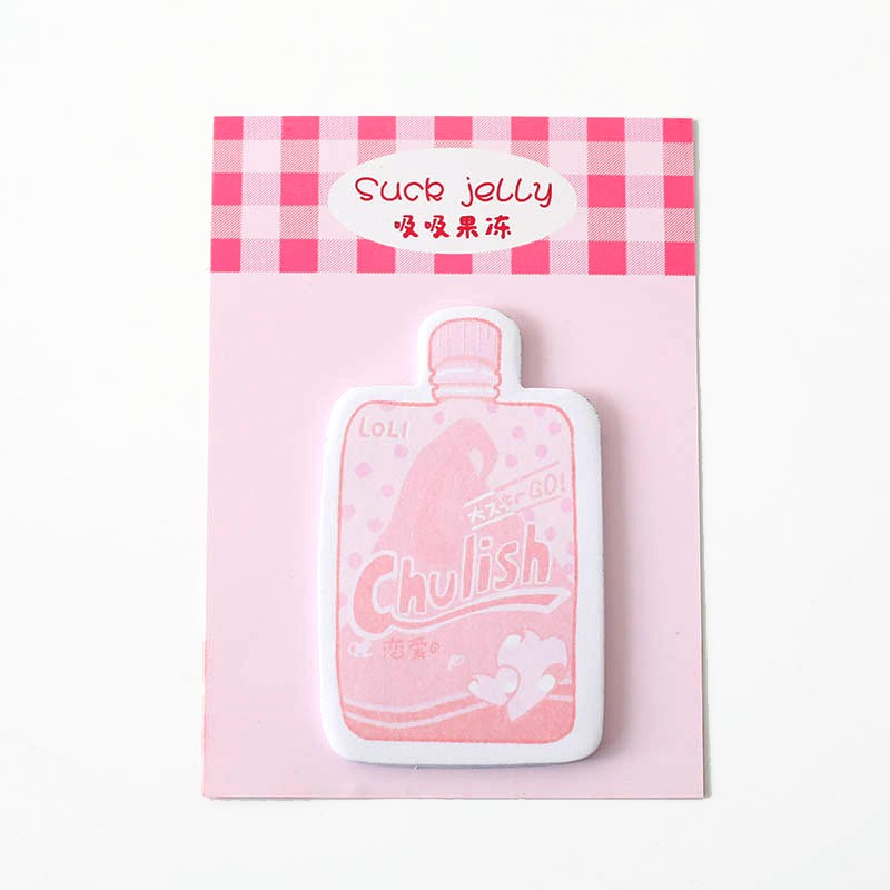 

Sticky Note Stick It Memo It Note Notes Tempel Lucu Imut Suck Jelly 846