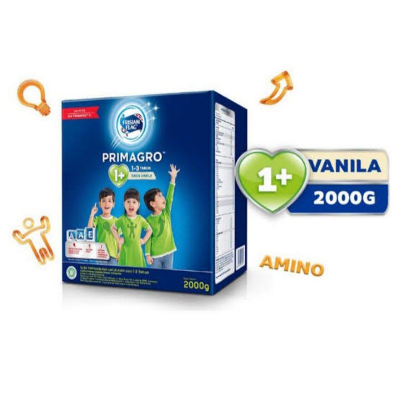 FRISIAN FLAG PRIMAGRO 1+ VANILA BOX -  2000gr