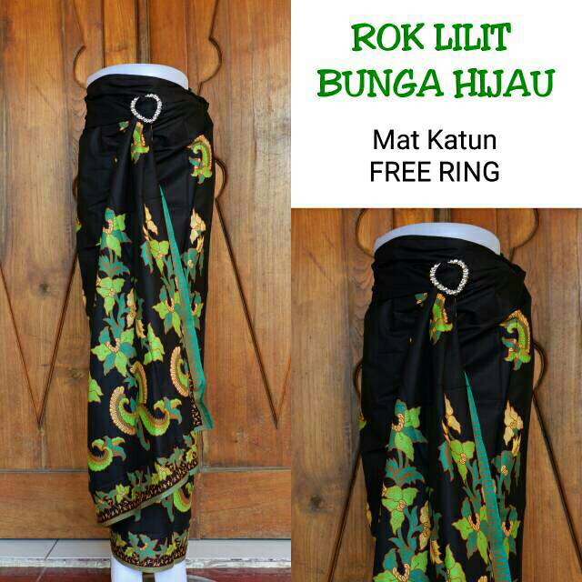 ROK LILIT BUNGA dan CAPE BRUKAT / ROK BATIK / ROK PESTA / ROK LILIT WISUDA