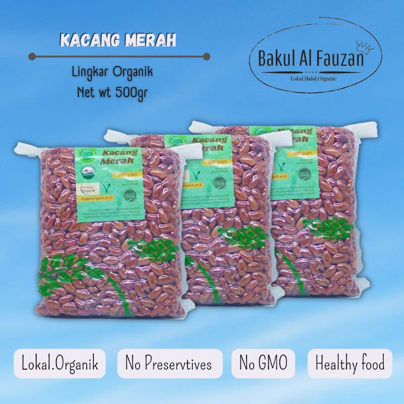 

Kacang Merah Organik 500gr | Lingkar Organik
