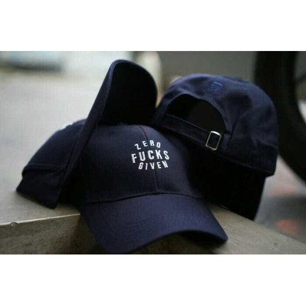 TOPI BASEBALL ZERO FUCK GIVEN