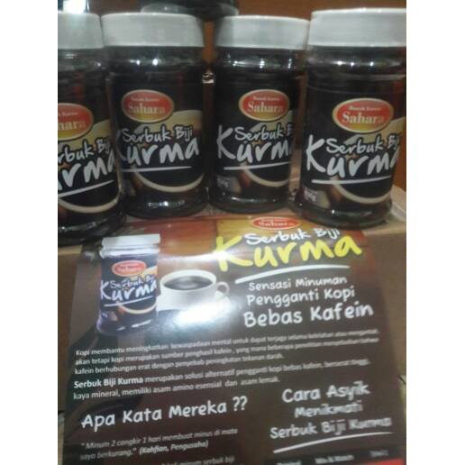 Serbuk biji kurma - kopi serbuk biji kurma Sahara I Bebas Kafein