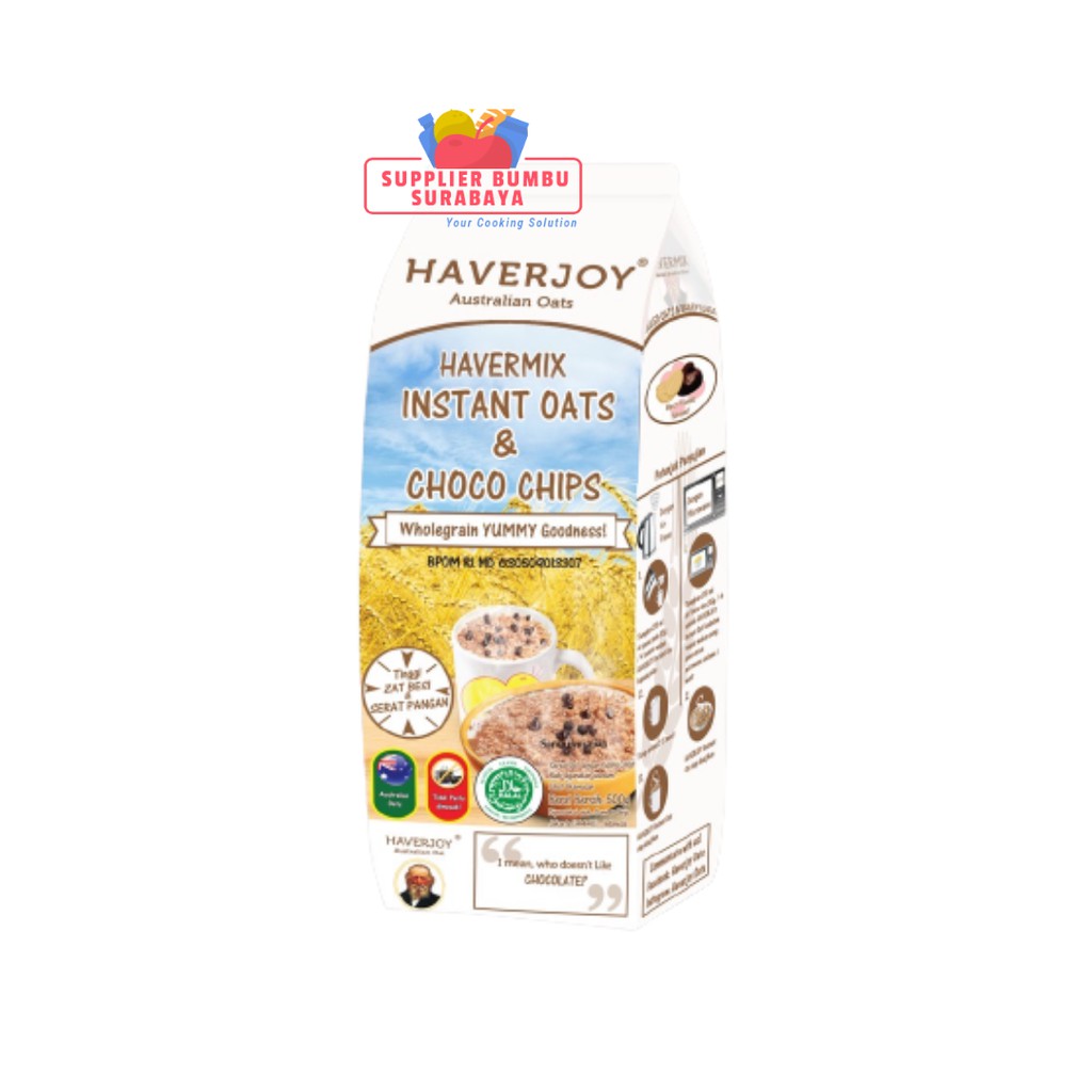 Haverjoy - Havermix Instant Oats &amp; Choco Chips 500g