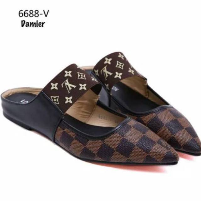 ABBUSHOES  Bm 90 sepatu platshoes catur  wanita terbaru