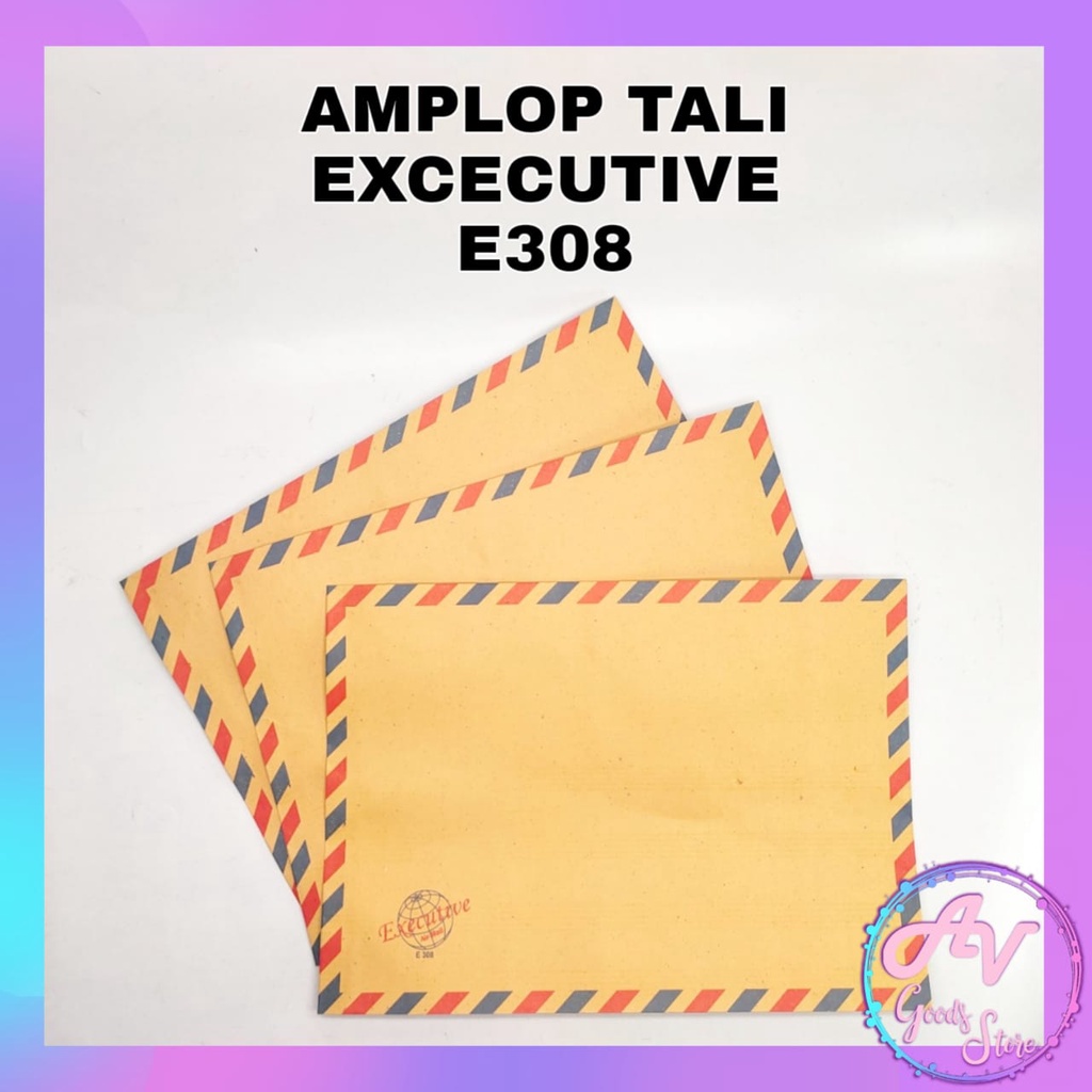 

Amplop / Amplop Coklat Tali / 1PAK AMPLOP TALI EXECUTIVE E-308 ISI 10PCS