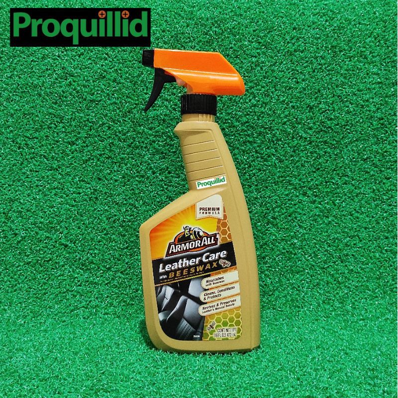 ARMOR ALL LEATHER CARE WITH BEESWAX SPRAY PEMBERSIH PERAWAT TAS JAKET JOK KULIT MOBIL SEPEDA MOTOR