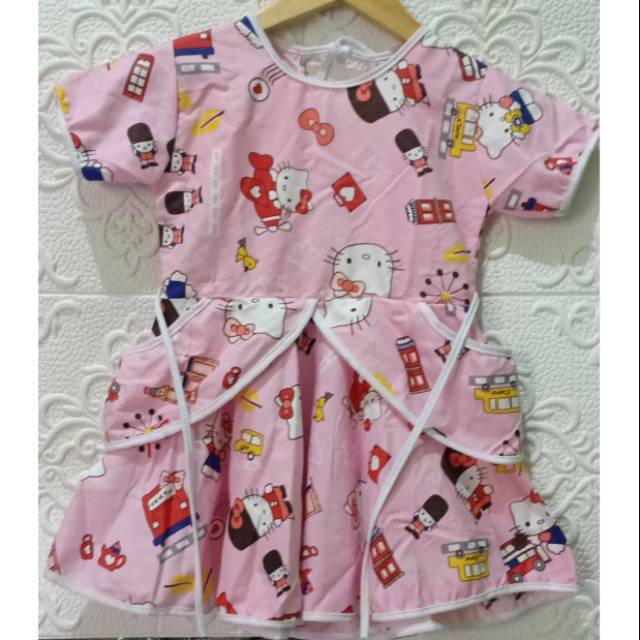 BAJU DRESS ANAK/KATUN POLY MICKRO:2--4 THN